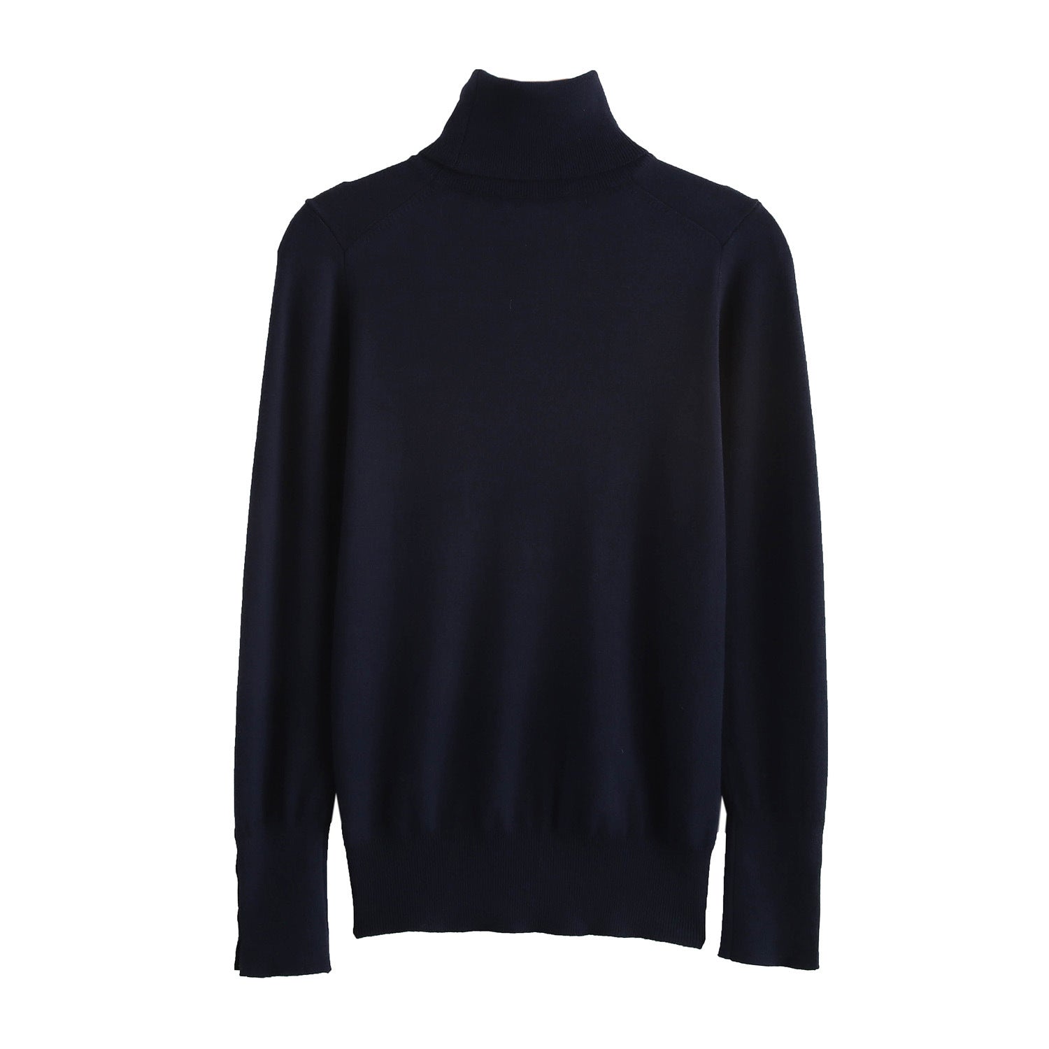 Damen Rollkragenpullover mit eleganten Knopfdetails WW
