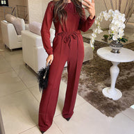 Damen elegantes Freizeitset mit hohem Komfort und elastischem Bund WW