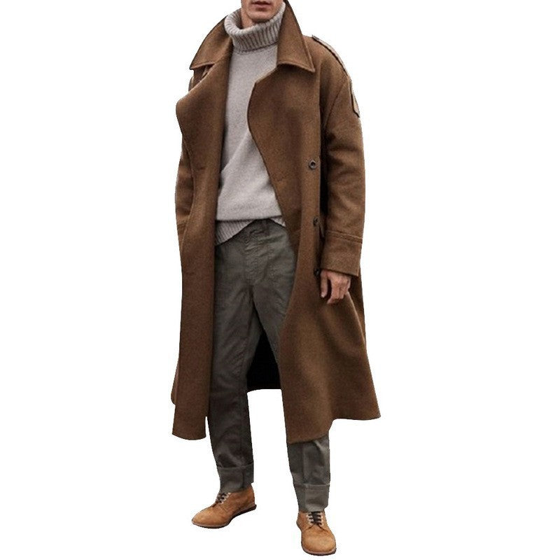 Herren langer Trenchcoat WW