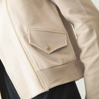 Damen Bikerjacke aus edlem Kunstleder mit modernem Schnitt und feiner Textur WW