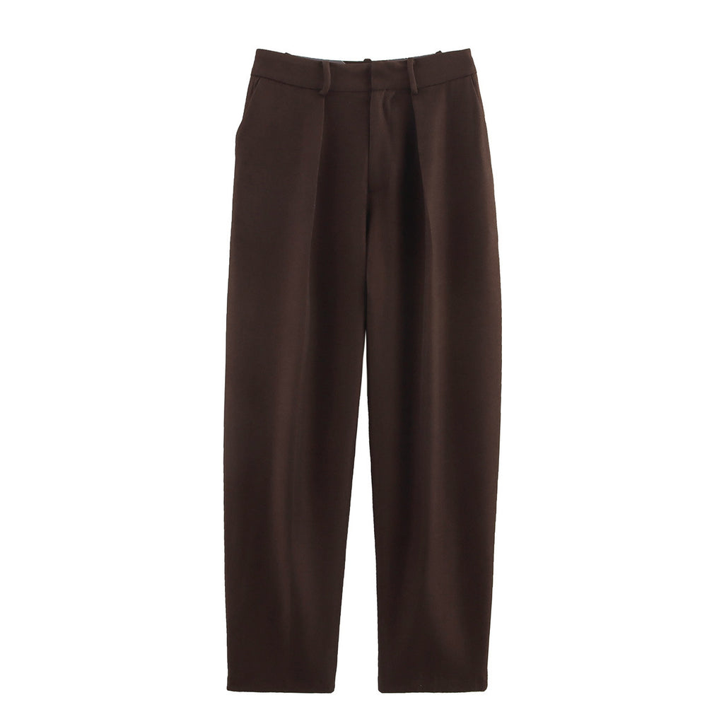 Damen Hochwertige und bequeme Anzughose mit eleganter Faltenlegung WW