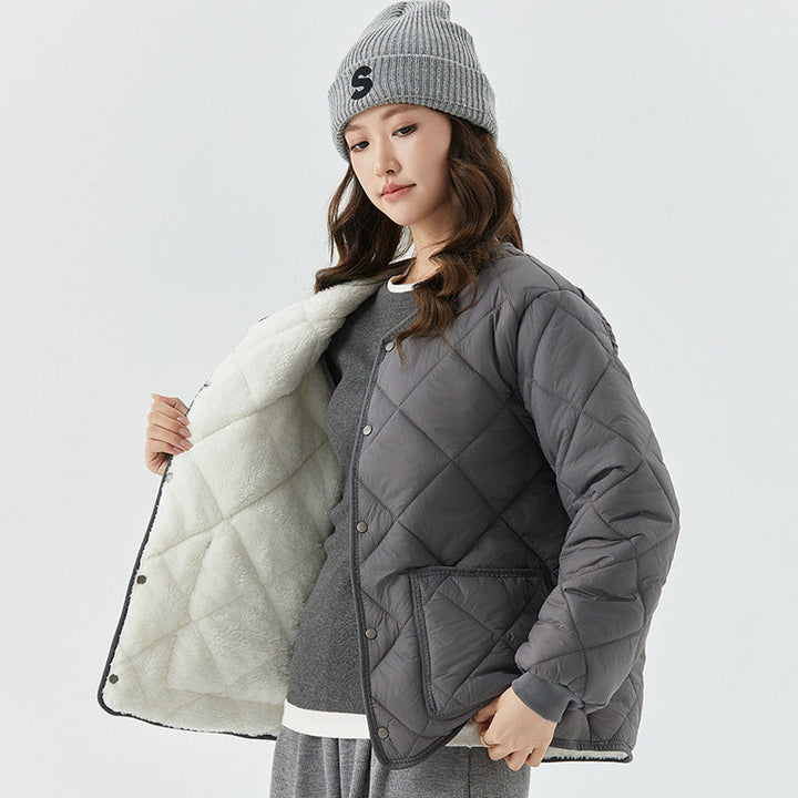 W&W Mode | Must-Have Graue Jacke mit Großen Taschen