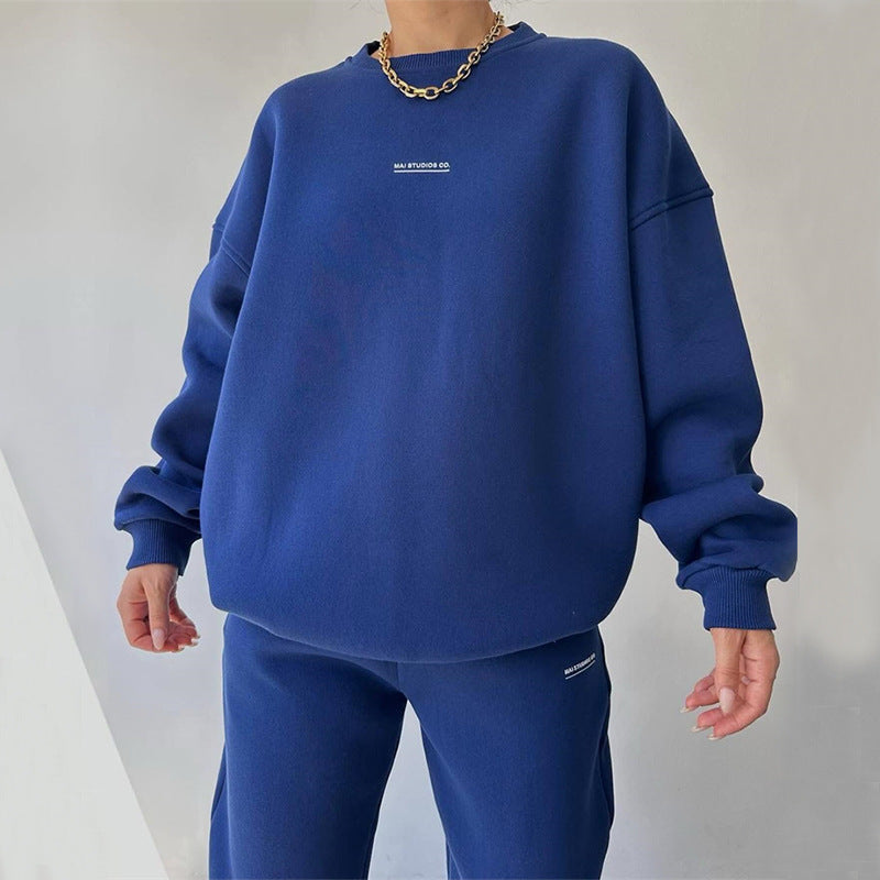 Damen sportliches Sweatset mit lockerem Schnitt WW