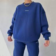 Damen sportliches Sweatset mit lockerem Schnitt WW