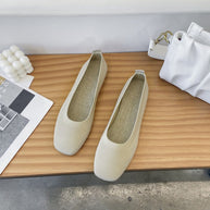 Damen atmungsaktive Ballerinas aus flexiblem Stoff WW