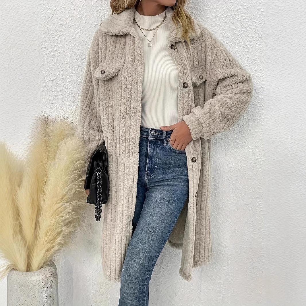 Damen Strickjacke mit soften Texturen und praktischen Taschen WW