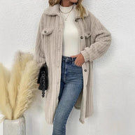 Damen Strickjacke mit soften Texturen und praktischen Taschen WW