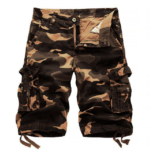 Herren Cargo-Shorts mit Mehrfachtaschen-Nutzungsdesign WW