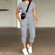 Damen Jogginganzug mit lässigem Schnitt und praktischen Taschen WW