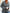 Damen bequeme Strickjacke mit Kapuze und Knopfverschluss WW