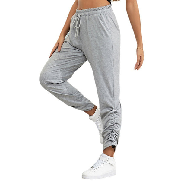 Damen Jogginghose mit stylischem Rüschendetail WW