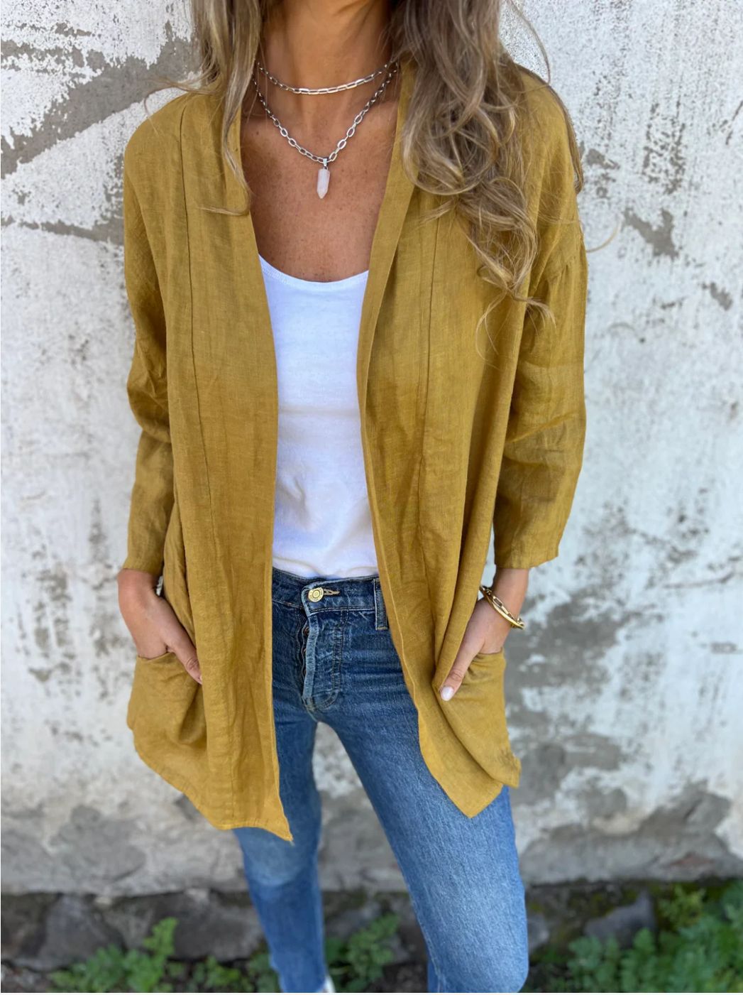 Damen lässige Sommerjacke W&W Mode