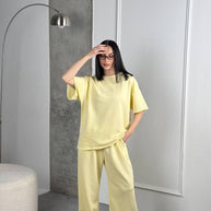 Damen Bequemes Lounge-Set aus hochwertigem, atmungsaktivem Material WW