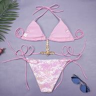 WW | Damen Bikini mit glänzenden Pailletten und eleganten Schmuckdetails