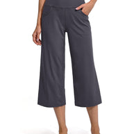 Damen Bequeme Sportliche Culotte mit hohem Bund und praktischen Taschen WW