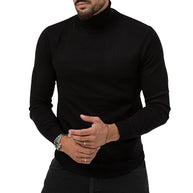 Herren eleganter Rollkragenpullover aus softem Material WW