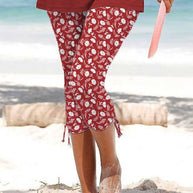 Damen Leichte Sport Capri Leggings WW