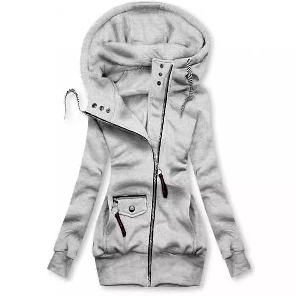 WW | Lässiger Slim Fit Sweatshirt mit Kapuzenpullover