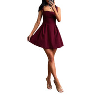 Damen Skaterkleid im minimalistischen Schnitt und trägerlosen Design WW