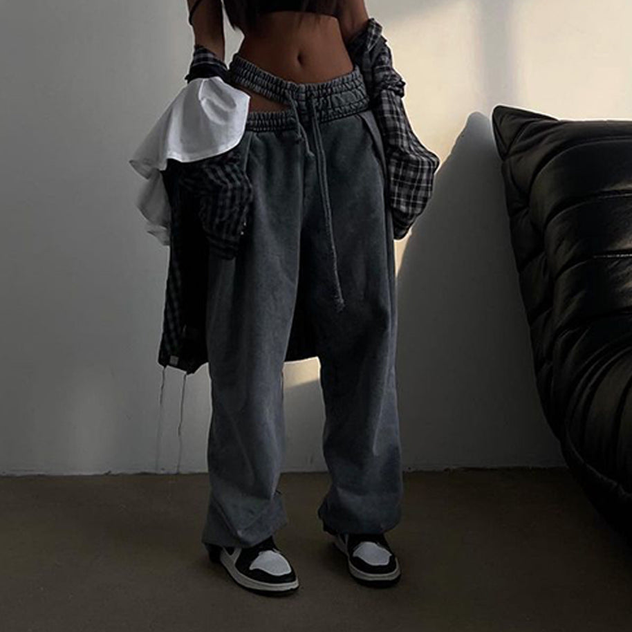 Damen Bequeme Freizeithose mit lässigem Schnitt WW