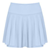 Damen Sportlicher Faltenrock mit hohem Bund und elastischem Material WW