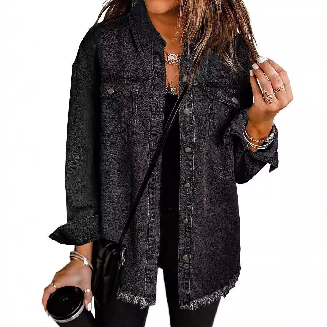 Femme Destroyed Denim Westernjacke WW