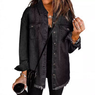 Femme Destroyed Denim Westernjacke WW