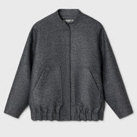 Damen sportliche Oversize-Jacke mit eleganten Knopfdetails und lässigem Schnitt WW