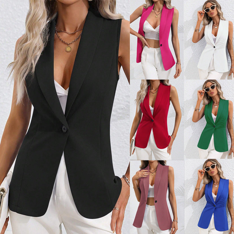 Damen ärmelloser Blazer WW