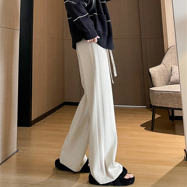 Damen Bequeme weit geschnittene Hose aus hochwertigen Materialien WW