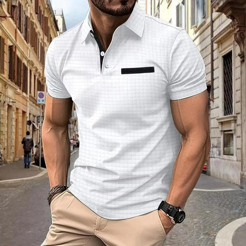 WW | Herren Polo-Shirt mit Knöpfen