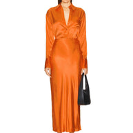 Damen Satinähnliches Abendkleid WW