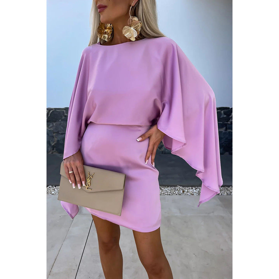 Damen Abendkleid mit elegantem Flügelarm-Design WW