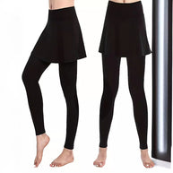 Damen Leggings mit schwingendem Rock WW