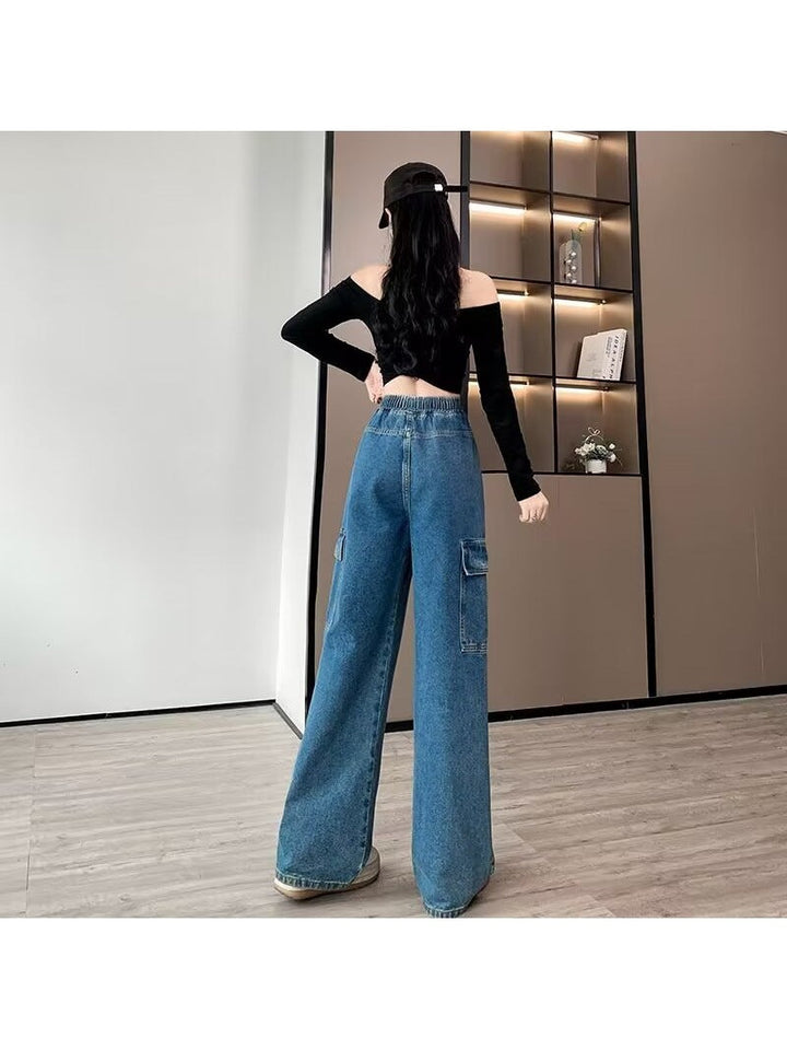 Damen Cargo-Hose mit elastischem Bund und lässigem Schnitt W&W Mode