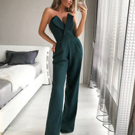 WW | Asymmetrischer Revers Mittel-Taillen Pendel-Overall