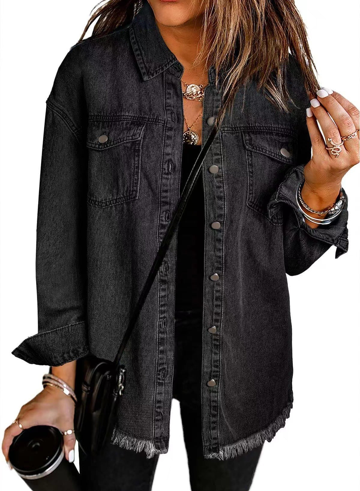 Femme Destroyed Denim Westernjacke WW