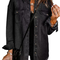 Femme Destroyed Denim Westernjacke WW