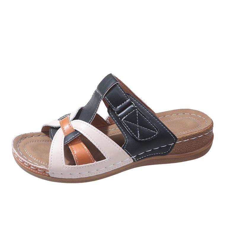 Damen Relax-Sandalen mit ergonomischem Fußbett und verstellbaren Riemen WW
