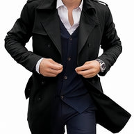 Herren Trenchcoat mit elegantem Schnitt WW