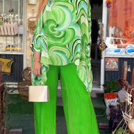 WW | Buntes Chiffon Bedrucktes Set