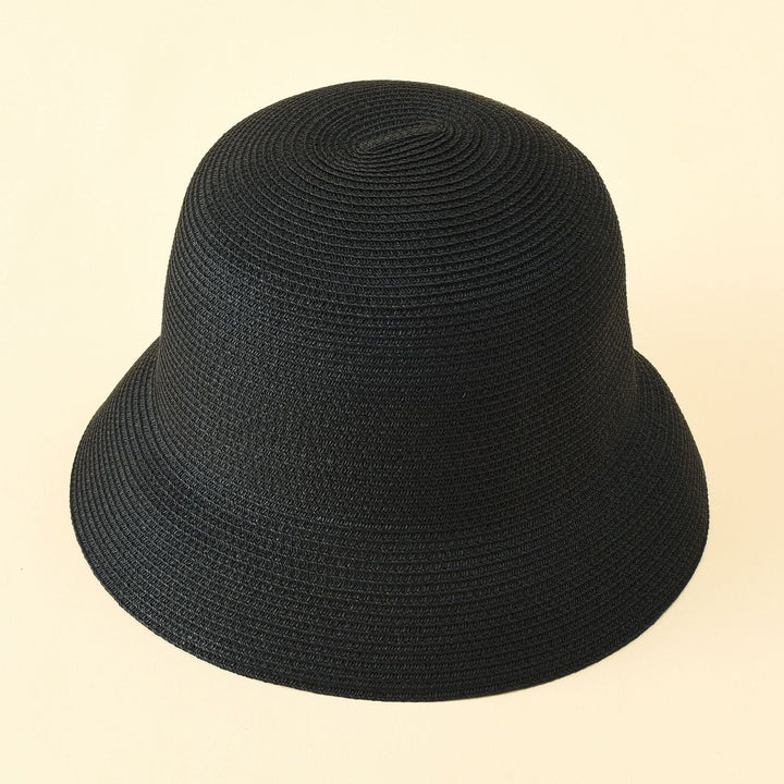 Damen Strohhut im eleganten Design mit breiter Krempe W&W Mode