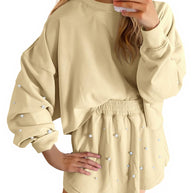 Damen Sportliches Sweatshirt- und Rock-Set WW