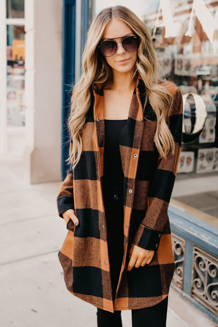 W&W Mode - Damen Karomuster Flanelljacke für rustikalen Charme