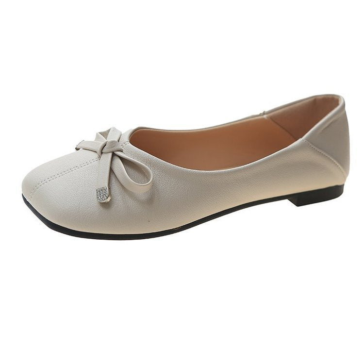 Damen Ballerinas mit dekorativem Schleifen-Detail und rutschfester Sohle W&W Mode