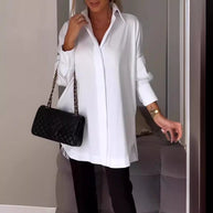 WW | Einfacher Pullover Langarmshirt
