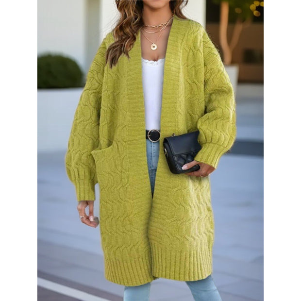 Damen Strickjacke mit Taschen WW