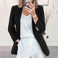 Damen Cordblazer mit feiner Textur und eleganten Details WW