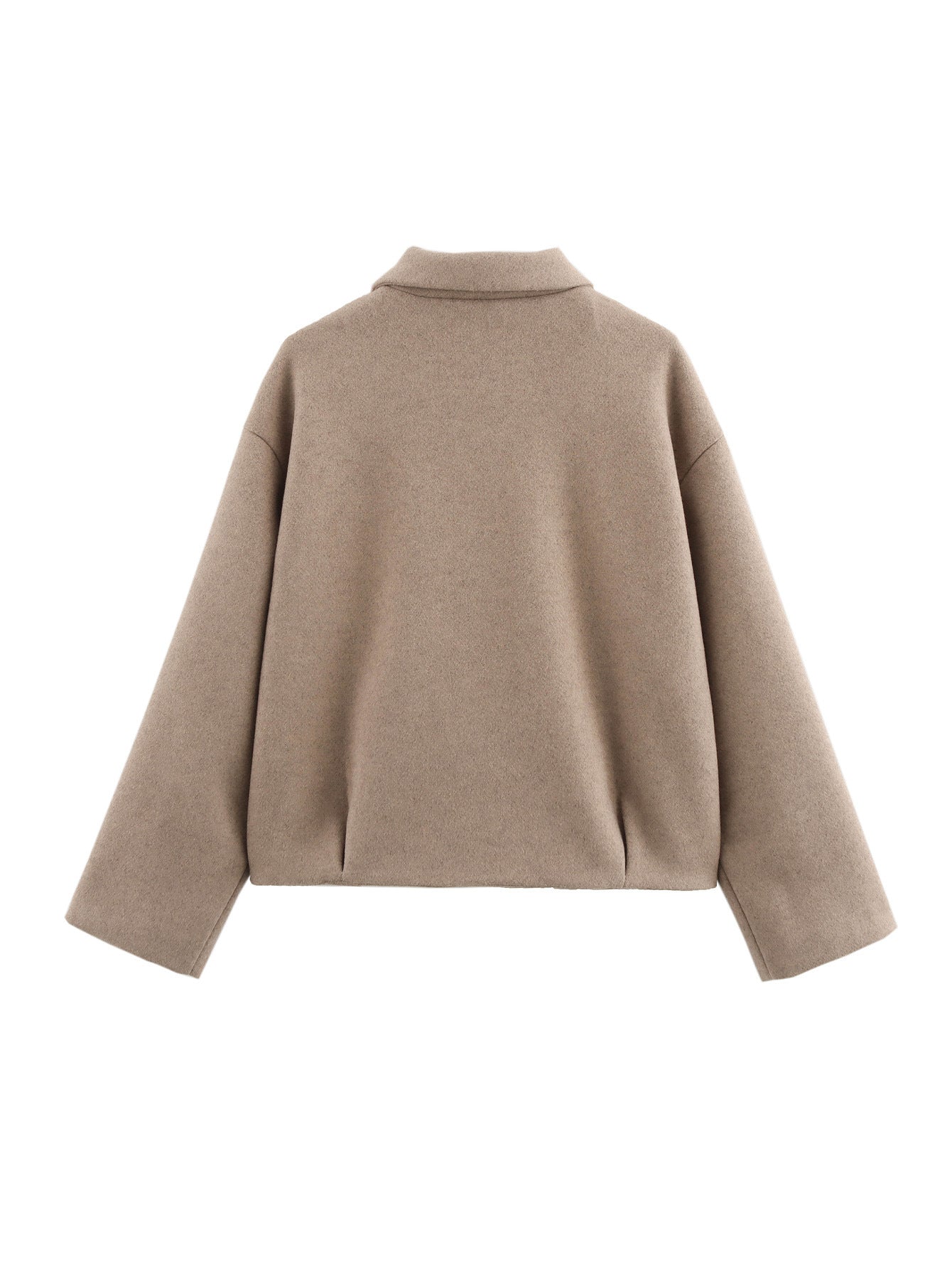 Damen sportliche Jacke mit hohem Kragen und Reißverschluss WW