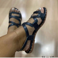 Damen Sandalen mit geflochtenem Riemendesign und bequemem Fußbett WW